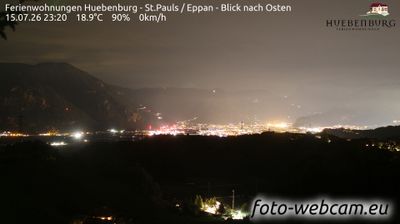 immagine della webcam nei dintorni di Bolzano Dolomiti: webcam Appiano sulla Strada del Vino