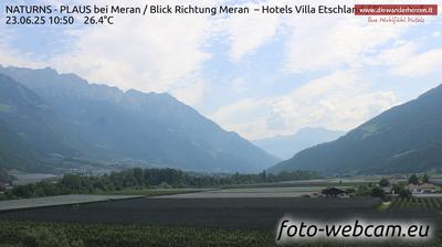 immagine della webcam nei dintorni di Avelengo: webcam Plaus
