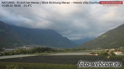 immagine della webcam nei dintorni di Marlengo: webcam Plaus