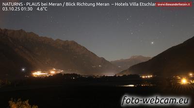 immagine della webcam nei dintorni di Merano: webcam Plaus