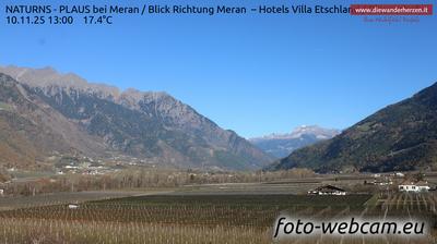 immagine della webcam nei dintorni di Parcines: webcam Plaus