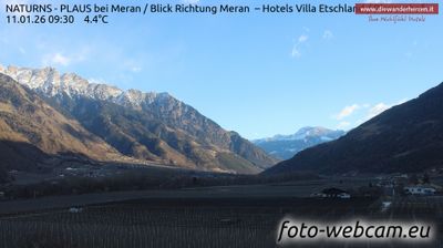 immagine della webcam nei dintorni di Merano: webcam Plaus