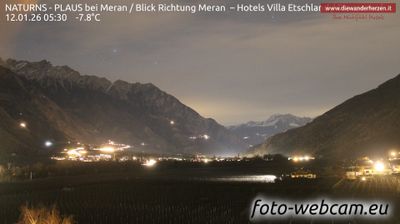 immagine della webcam nei dintorni di Merano: webcam Plaus