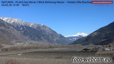 immagine della webcam nei dintorni di Merano: webcam Plaus
