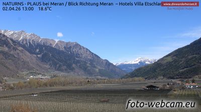 immagine della webcam nei dintorni di Merano 2000: webcam Plaus