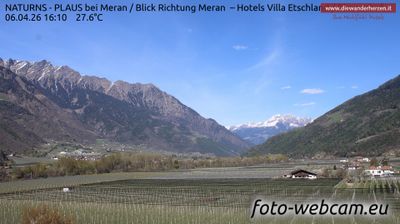 immagine della webcam nei dintorni di Avelengo: webcam Plaus