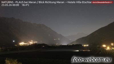 immagine della webcam nei dintorni di Merano: webcam Plaus