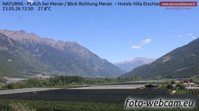 immagine della webcam nei dintorni di Merano 2000: webcam Plaus