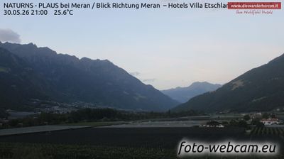 immagine della webcam nei dintorni di Merano: webcam Plaus