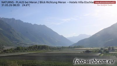 immagine della webcam nei dintorni di Merano: webcam Plaus