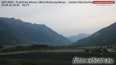 immagine della webcam nei dintorni di Lagundo: webcam Plaus
