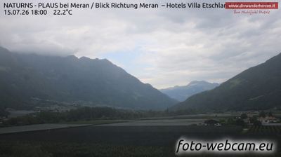 immagine della webcam nei dintorni di Merano: webcam Plaus