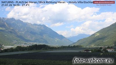 immagine della webcam nei dintorni di Merano 2000: webcam Plaus