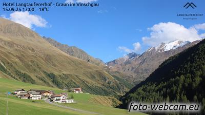 immagine della webcam nei dintorni di San Leonardo in Passiria: webcam Vallelunga Maseben