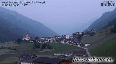 Preview delle webcam di Valle Aurina: Hotel Markus - St. Jakob im