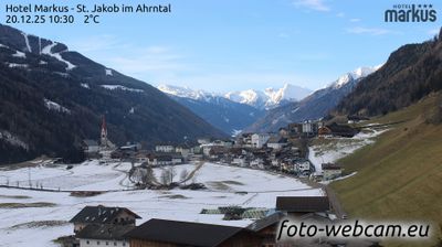 immagine della webcam nei dintorni di Selva dei Molini: webcam San Giovanni in val Aurina