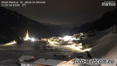 immagine della webcam nei dintorni di Valle Aurina: webcam San Giovanni in val Aurina
