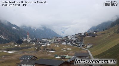 immagine della webcam nei dintorni di Brunico: webcam San Giovanni in val Aurina
