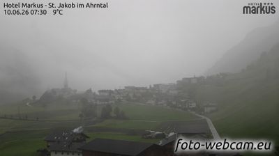 immagine della webcam nei dintorni di Cadipietra: webcam Valle Aurina
