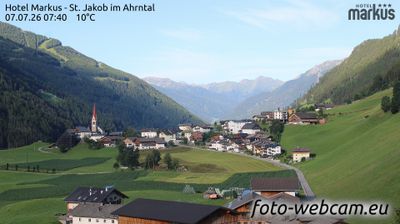 immagine della webcam nei dintorni di Predoi: webcam Valle Aurina