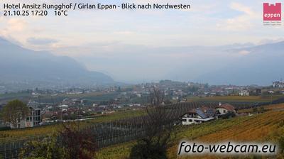 immagine della webcam nei dintorni di Renon: webcam Appiano sulla Strada del Vino