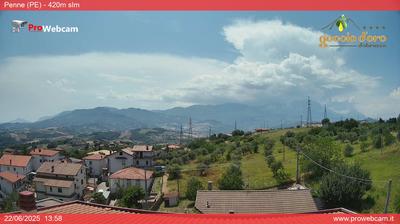 immagine della webcam nei dintorni di Isola del Gran Sasso d'Italia: webcam Penne