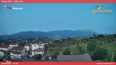 immagine della webcam nei dintorni di Isola del Gran Sasso d'Italia: webcam Penne