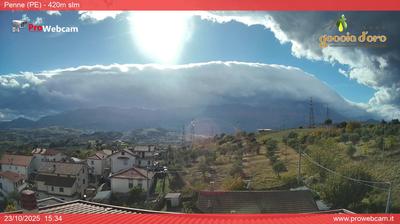 immagine della webcam nei dintorni di Morro d'Oro: webcam Penne