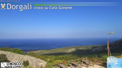 immagine della webcam nei dintorni di Cala Gonone: webcam Dorgali