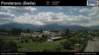 immagine della webcam nei dintorni di Verrone: webcam Ponderano