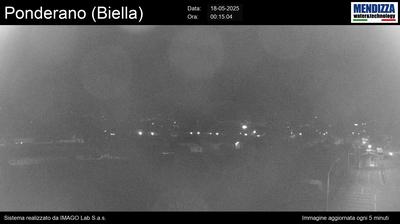 immagine della webcam nei dintorni di Bielmonte: webcam Ponderano