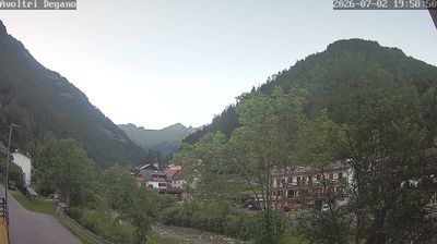 immagine della webcam nei dintorni di Cima Sappada: webcam Forni Avoltri