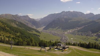 immagine della webcam nei dintorni di Livigno: webcam Carosello