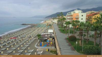 Preview delle webcam di Loano › Sud-Ovest: Lungomare Garassini Garbarino Giuseppe