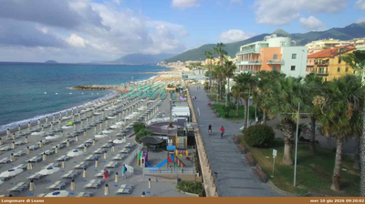 immagine della webcam nei dintorni di Finale Ligure: webcam Loano