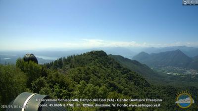 immagine della webcam nei dintorni di Varese: webcam Castello Cabiaglio