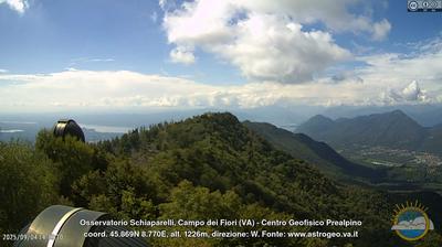 immagine della webcam nei dintorni di Varese: webcam Castello Cabiaglio