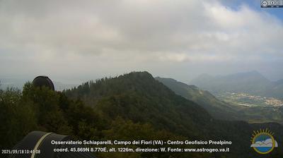 immagine della webcam nei dintorni di Castelseprio: webcam Castello Cabiaglio