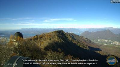 immagine della webcam nei dintorni di Castelseprio: webcam Castello Cabiaglio