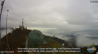 immagine della webcam nei dintorni di Varese: webcam Castello Cabiaglio