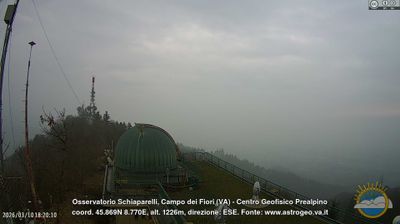 immagine della webcam nei dintorni di Cuasso al Monte: webcam Castello Cabiaglio