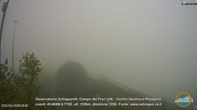 immagine della webcam nei dintorni di Castelseprio: webcam Castello Cabiaglio