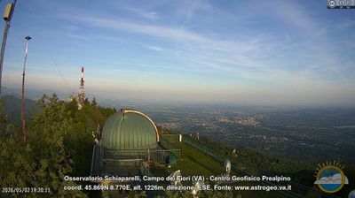 immagine della webcam nei dintorni di Cuasso al Monte: webcam Castello Cabiaglio