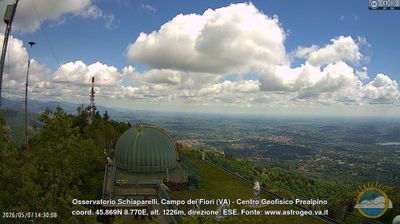 immagine della webcam nei dintorni di Monvalle: webcam Castello Cabiaglio