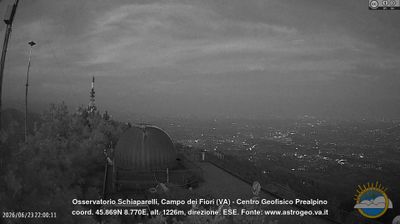immagine della webcam nei dintorni di Brezzo di Bedero: webcam Castello Cabiaglio