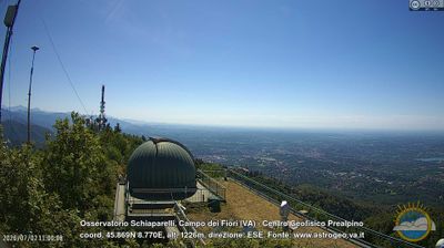 immagine della webcam nei dintorni di Brinzio: webcam Castello Cabiaglio