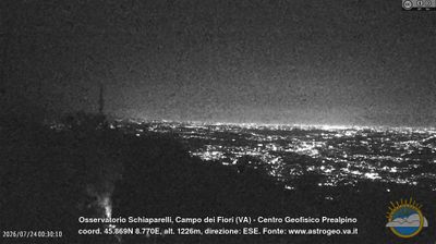immagine della webcam nei dintorni di Castelseprio: webcam Castello Cabiaglio