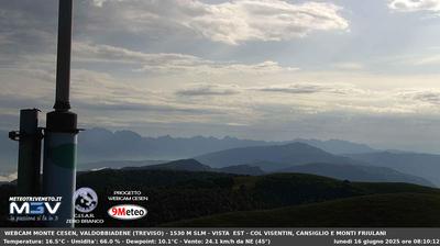 immagine della webcam nei dintorni di Cismon del Grappa: webcam Segusino