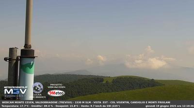 immagine della webcam nei dintorni di Monte Grappa: webcam Segusino