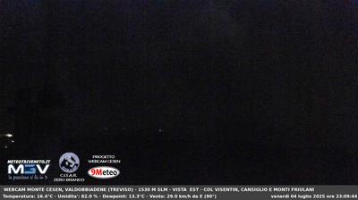 immagine della webcam nei dintorni di Monte Grappa: webcam Segusino